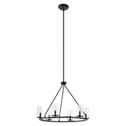 Thesis 206953A Six Light Chandelier, Matte Black