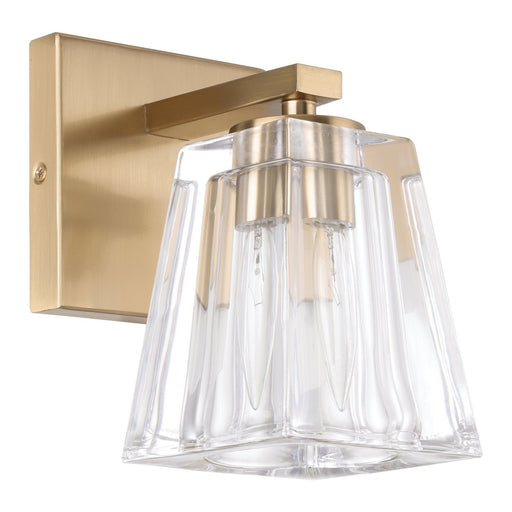 Thesis 206981A One Light Wall Sconce, Champagne Gold