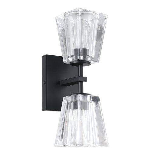 Thesis 206986A Two Light Vanity, Matte Black