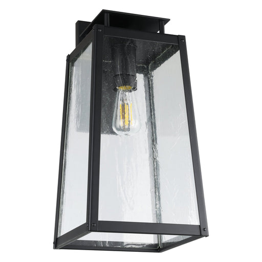 Thesis 207132A One Light Exterior Wall Sconce, Matte Black