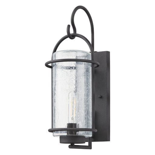 Thesis 207137A One Light Exterior Wall Sconce, Weathered Zinc