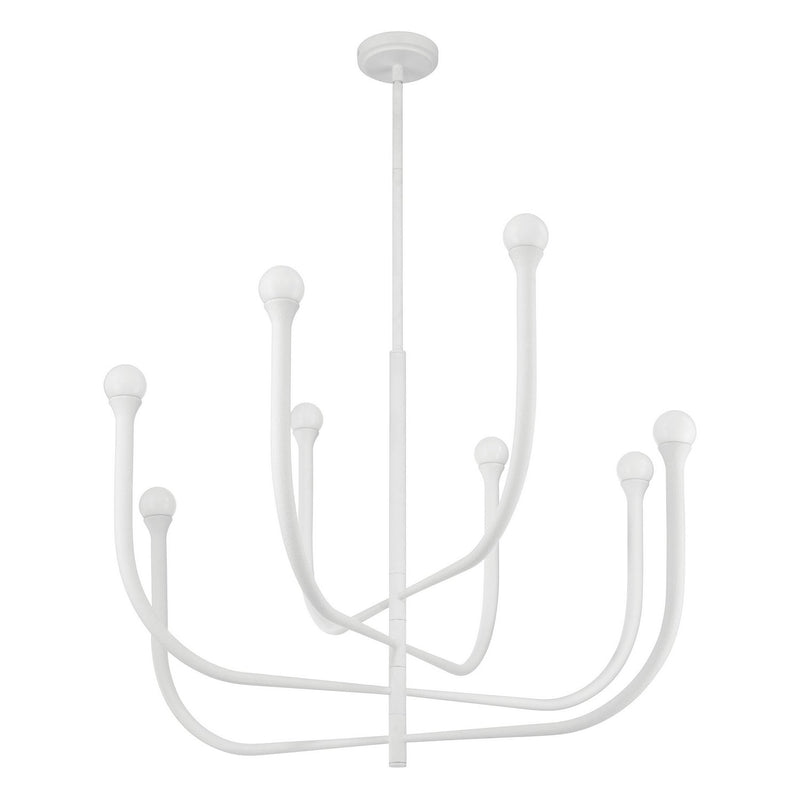 Thesis 207253A LED Chandelier, Plaster White