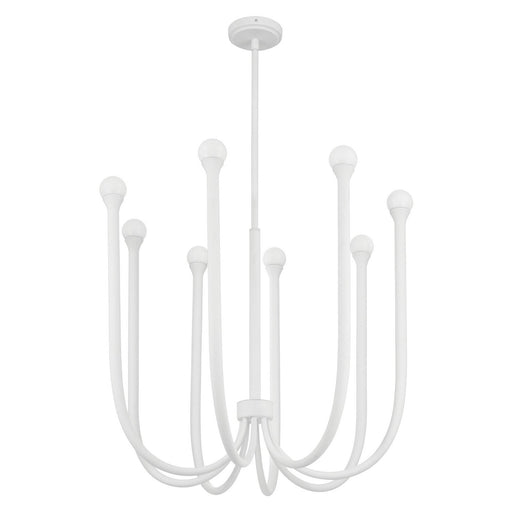 Thesis 207254A LED Chandelier, Plaster White