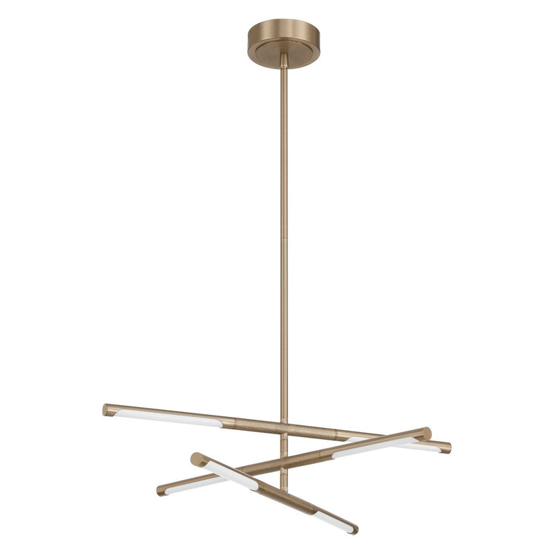 Thesis 207279A LED Convertible Chandelier, Champagne Bronze