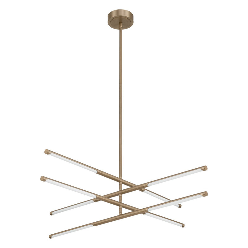 Thesis 207281A LED Convertible Chandelier, Champagne Bronze