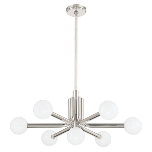Thesis 207348A LED Chandelier, Polished Nickel