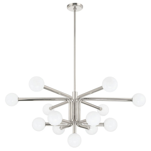 Thesis 207349A LED Chandelier, Polished Nickel