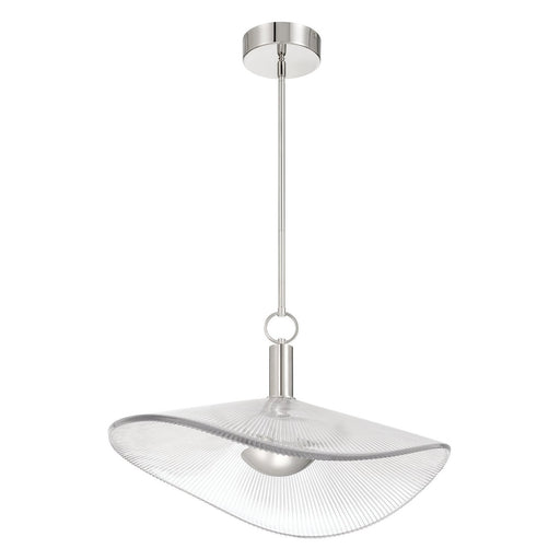 Thesis 207394A LED Convertible Pendant, Polished Nickel