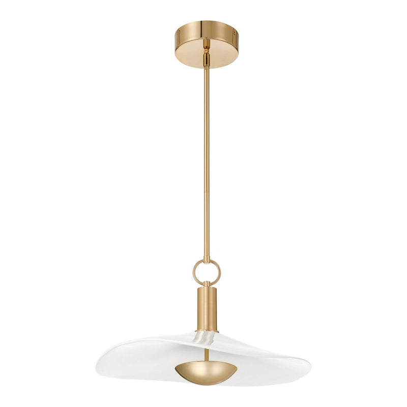 Thesis 207395A LED Convertible Pendant, Polished Gold