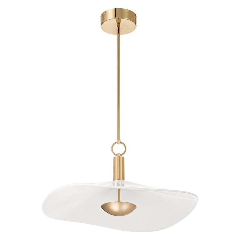 Thesis 207396A LED Convertible Pendant, Polished Gold