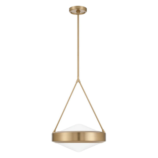 Thesis 207424A Three Light Pendant, Champagne Gold, Opal