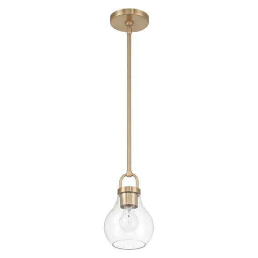 Thesis 207646A One Light Pendant, Champagne Gold