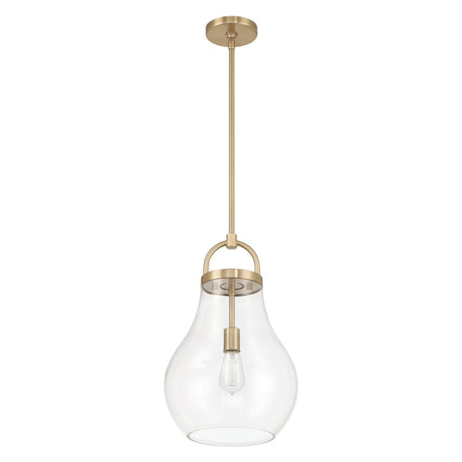 Thesis 207647A One Light Pendant, Champagne Gold