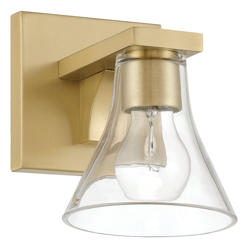 Thesis 207656A One Light Vanity, Champagne Gold