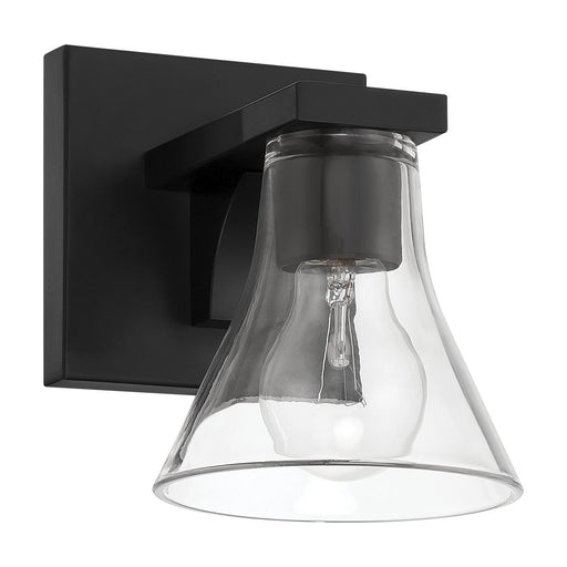 Thesis 207661A One Light Vanity, Matte Black