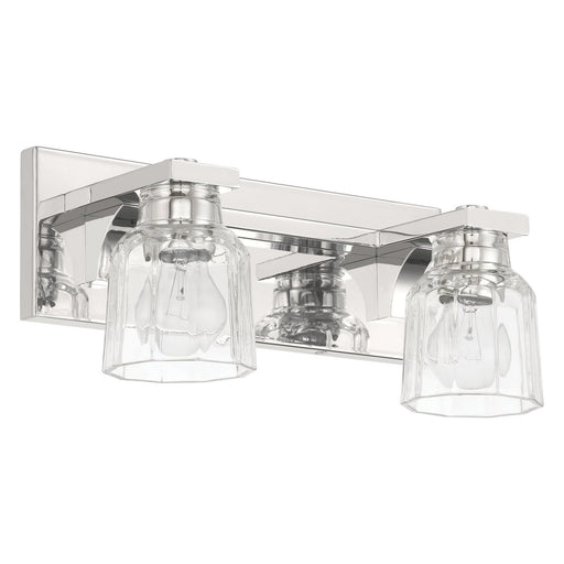 Thesis 207671A Two Light Vanity, Polished Nickel