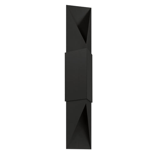 Thesis 207734A Two Light Exterior Wall Sconce, Matte Black