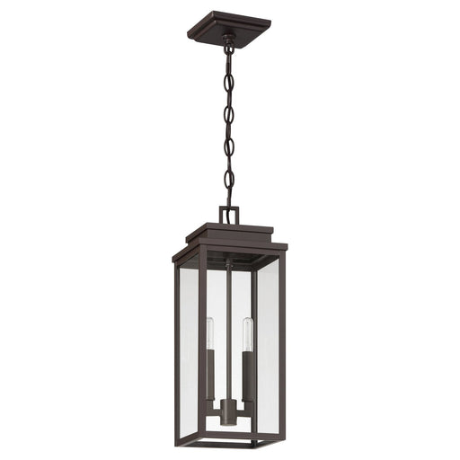 Thesis 207754A Two Light Exterior Pendant, Dark Bronze
