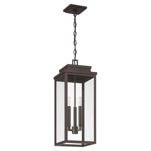 Thesis 207755A Three Light Exterior Pendant, Dark Bronze