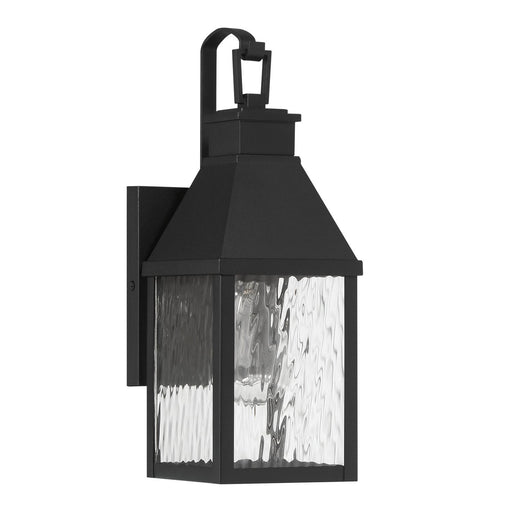 Thesis 207757A One Light Exterior Wall Sconce, Textured Black