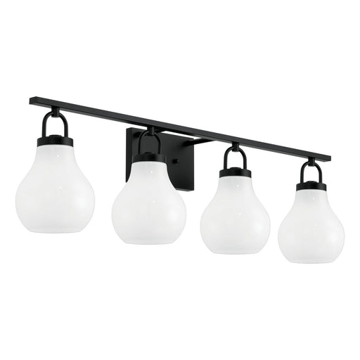 Thesis 207853A Four Light Vanity, Matte Black