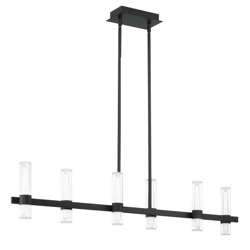 Thesis 207313A LED Linear Chandelier, Matte Black