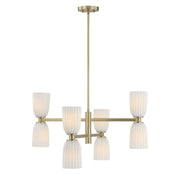 Savoy House 1-1248-8-127 Eight Light Chandelier, Noble Brass