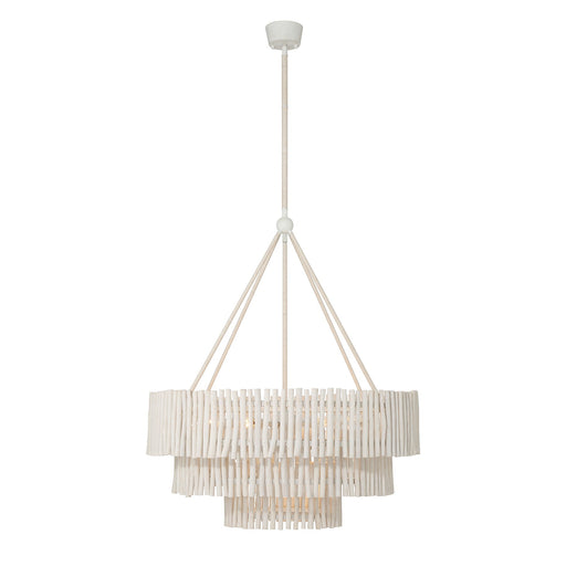 Savoy House 1-1456-9-340 Nine Light Chandelier, Blanco