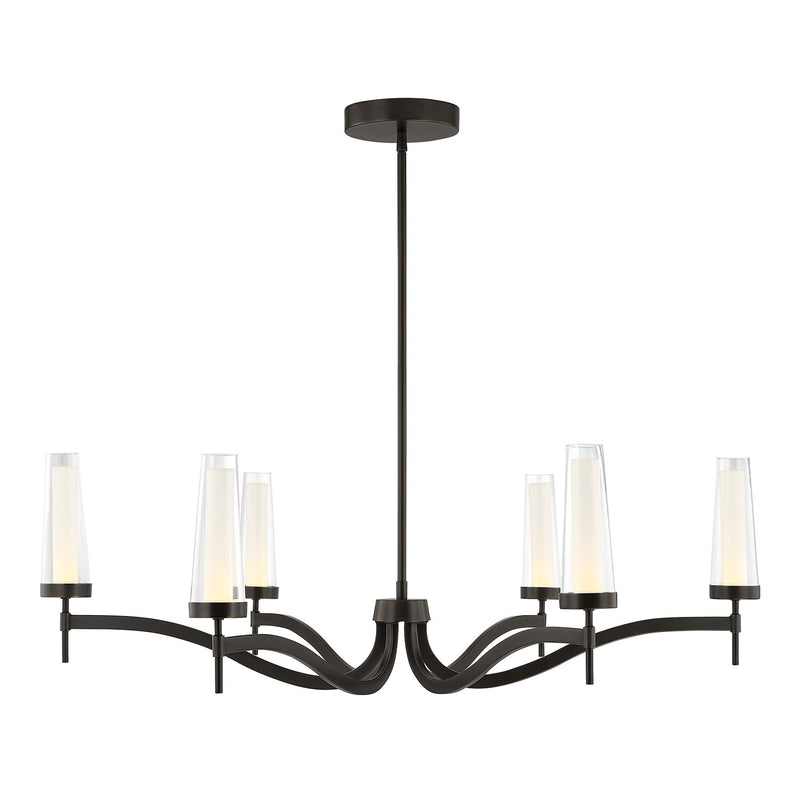 Savoy House 1-1464-6-15 LED Chandelier, Mediterranean Bronze