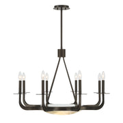 Savoy House 1-1487-9-15 Nine Light Chandelier, Mediterranean Bronze