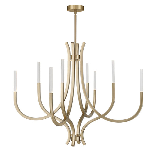 Savoy House 1-1900-8-127 LED Chandelier, Noble Brass