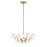 Savoy House 1-2500-4-127 Four Light Chandelier, Noble Brass