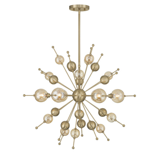Savoy House 1-2514-6-127 Six Light Chandelier, Noble Brass
