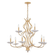 Savoy House 1-2990-9-38 Nine Light Chandelier, Royal Gold