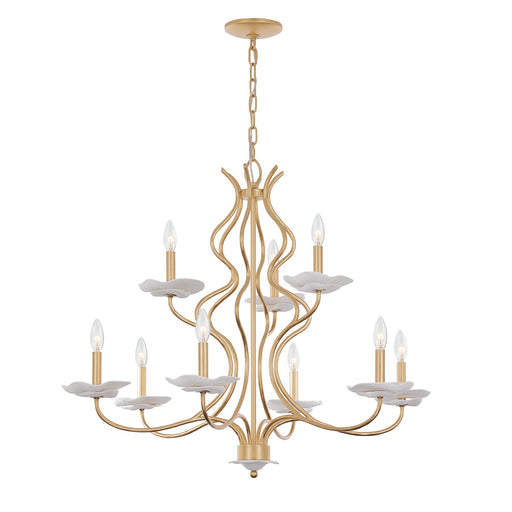 Savoy House 1-2990-9-38 Nine Light Chandelier, Royal Gold