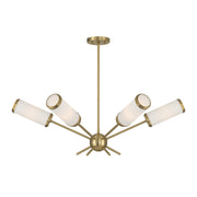 Savoy House 1-3198-6-322 Six Light Chandelier, Warm Brass