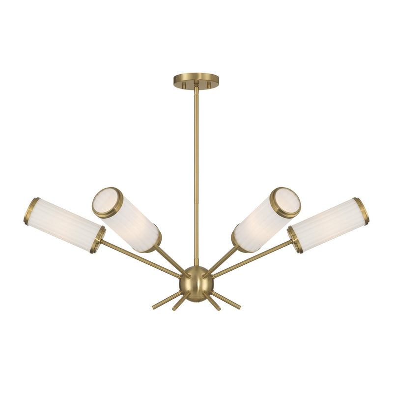 Savoy House 1-3198-6-322 Six Light Chandelier, Warm Brass