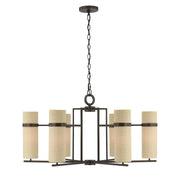 Savoy House 1-4562-6-15 Six Light Chandelier, Mediterranean Bronze