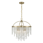 Savoy House 1-6450-4-127 Four Light Chandelier, Noble Brass
