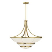 Savoy House 1-9152-4-322 Four Light Chandelier, Warm Brass