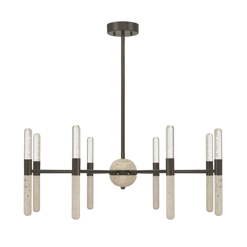 Savoy House 1-9716-8-15 LED Chandelier, Mediterranean Bronze