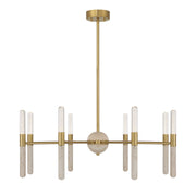 Savoy House 1-9716-8-322 LED Chandelier, Warm Brass