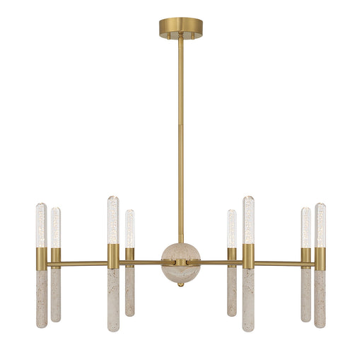 Savoy House 1-9716-8-322 LED Chandelier, Warm Brass