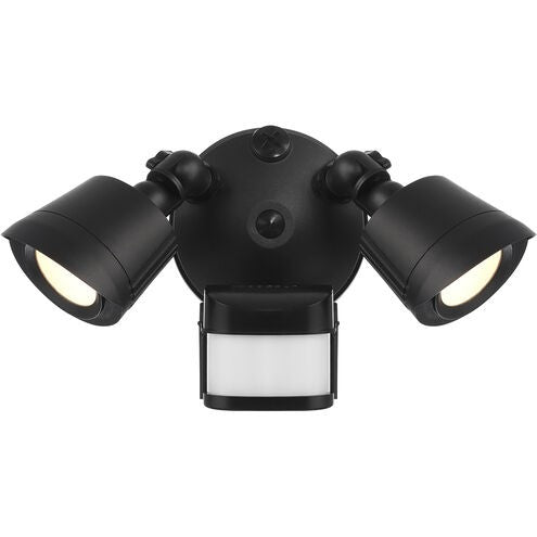 Savoy House 4-FLOOD-MS-A2-3CCT-BK LED Motion Sensored Double Flood Light, Matte Black