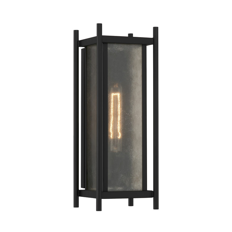 Savoy House 5-3804-BK One Light Outdoor Wall Lantern, Matte Black
