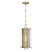 Savoy House 5-3806-344 One Light Outdoor Hanging Lantern, Serene Brass