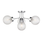 Savoy House 6-3364-4-11 Four Light Semi-Flush Mount, Chrome