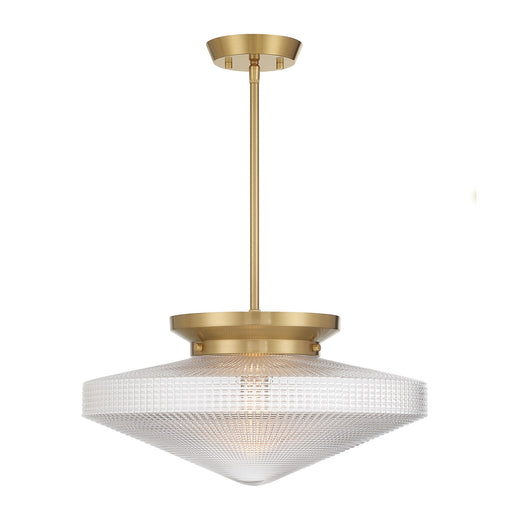 Savoy House 6-4464-1-322 One Light Convertible, Warm Brass