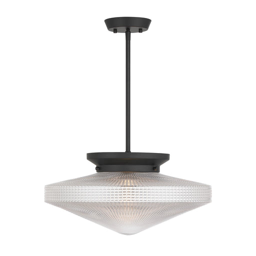 Savoy House 6-4464-1-89 One Light Convertible, Matte Black
