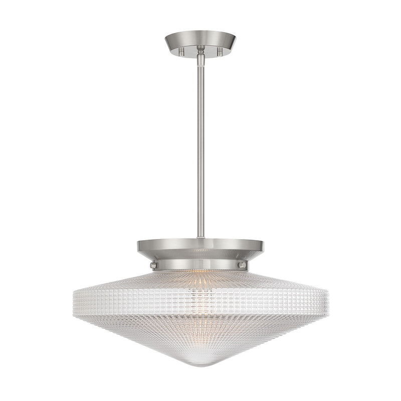 Savoy House 6-4464-1-SN One Light Convertible, Satin Nickel